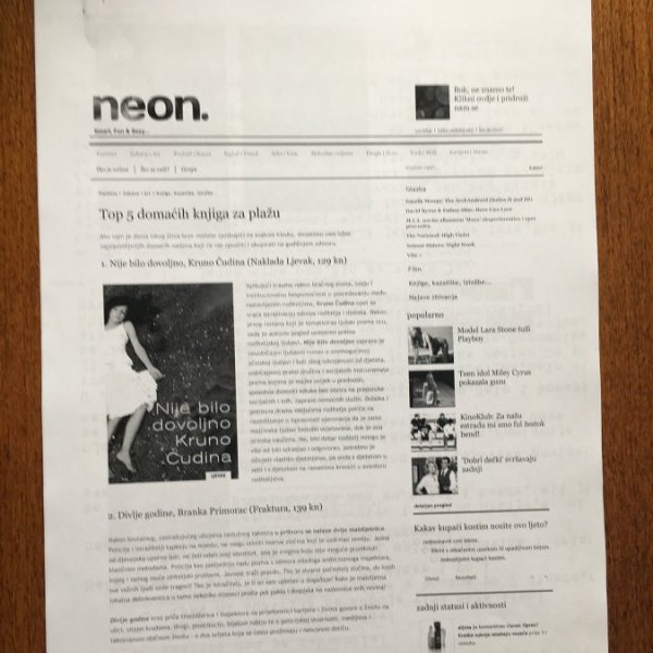 Divlje godine u top 5 knjiga za ljeto 2010